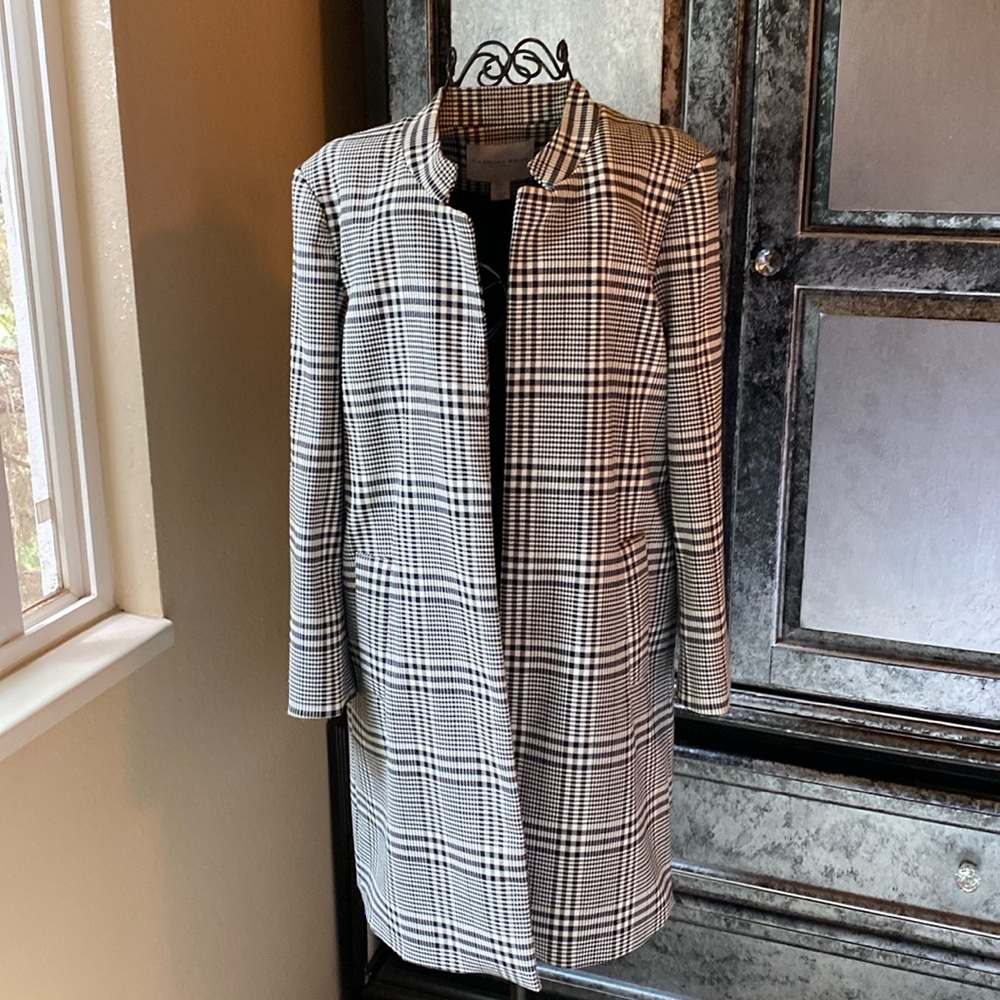 Black & White Plaid Jacket by Carolina Belle